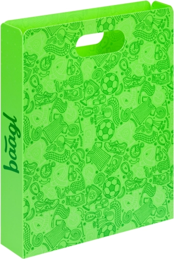 Baagl plastic mappen voor schoolschriften – voetbal