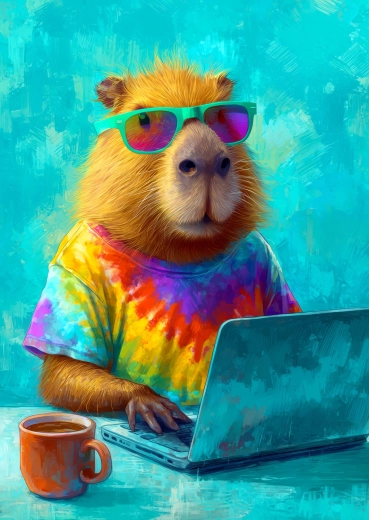 Enjoy Puzzle coole capibara 1000 stukjes