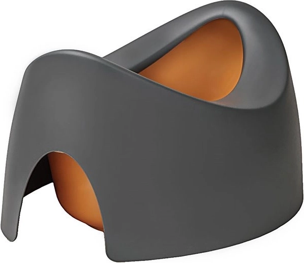 Teggi kinderpotje, dubbelzijdig ergonomisch met schenktuit, grafiet