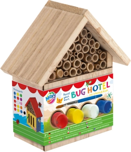 Houten insectenhuisje om te schilderen