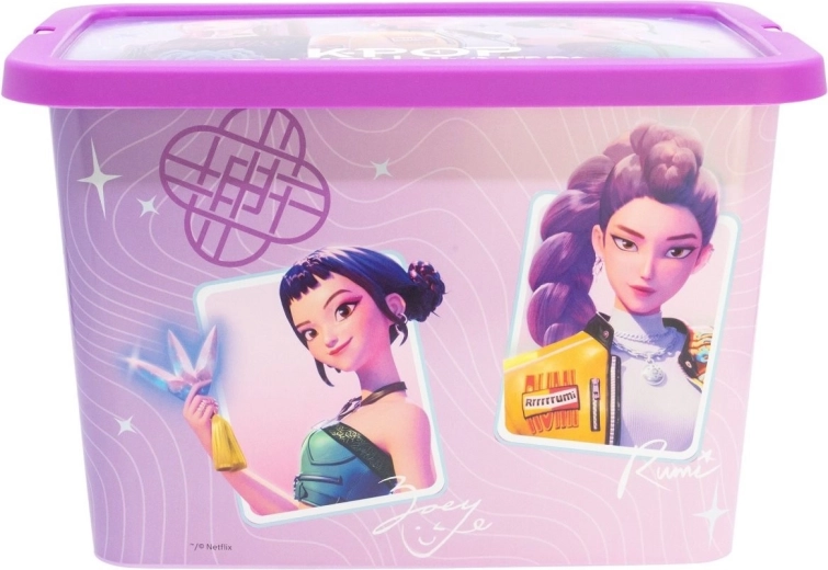 Stor opbergbox 7 l K-pop: Demonenjaagster paars - 1 stuk