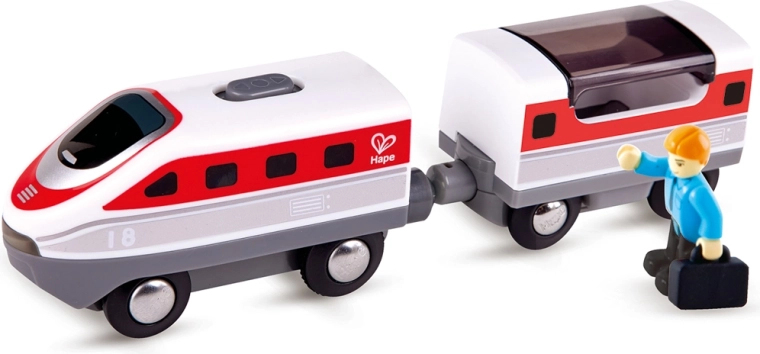 Hape intercitytrein op batterijen