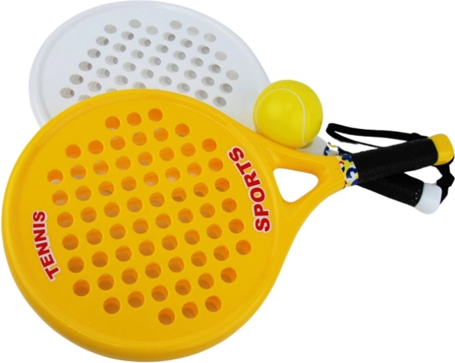 Set lichte rackets in net voor kinderen