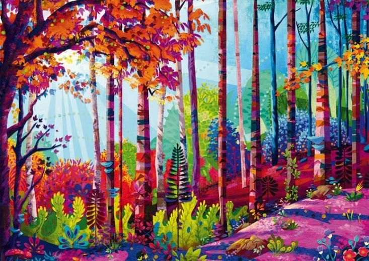 Puzzel In het hart van het bos 1000 stukjes