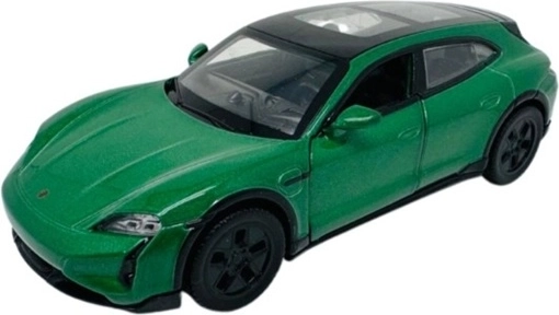 Elektrisch model Porsche Taycan Turbo S groen