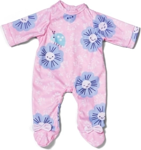 BABY born roze gebloemd pakje voor poppen van 43 cm