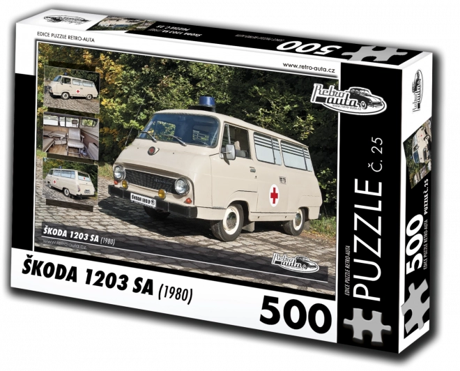 Puzzel RETRO-AUTO’s Škoda 1203 SA 500 stukjes
