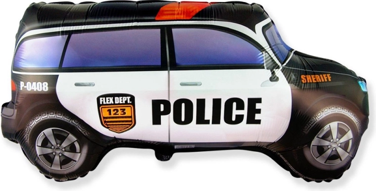 Folieballon Politiewagen