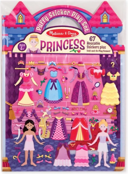 Set creatieve prinsessenstickers