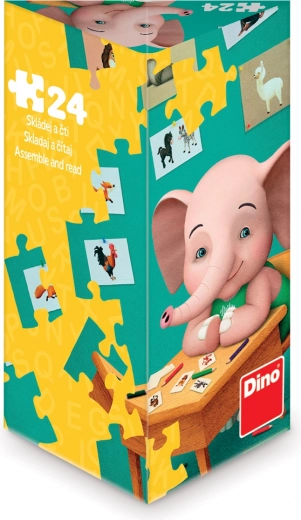 Dino puzzel Olifantje Mio 24 stukjes