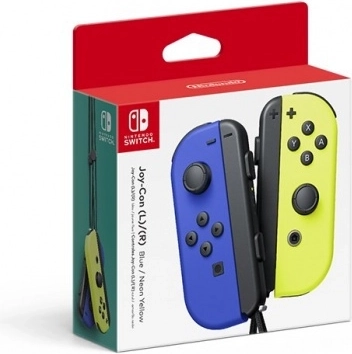 Nintendo Joy-Con-controllers blauw/neongeel