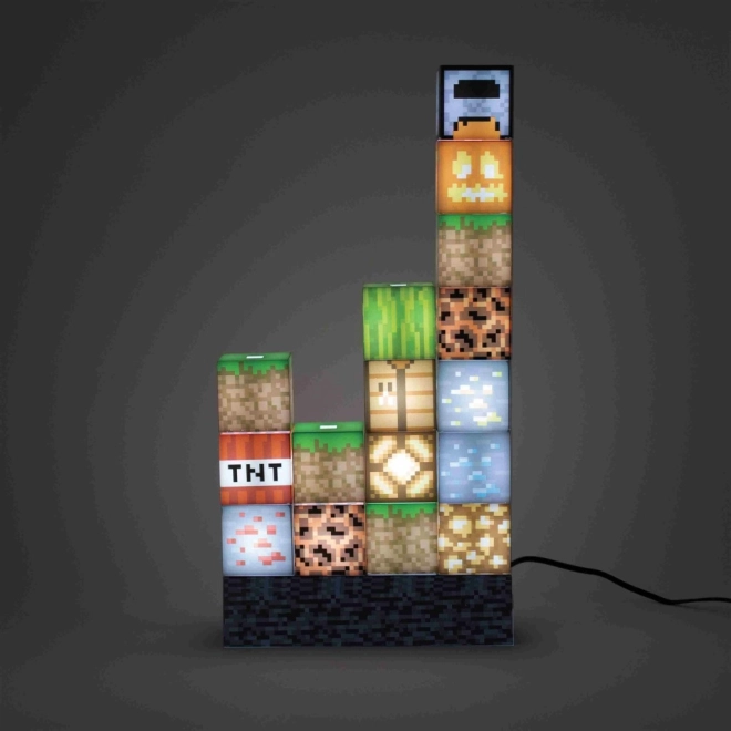 Minecraft licht met blokken – bouwset met 16 delen