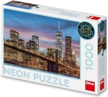 Puzzle Dino Neon New York 1000 stukjes