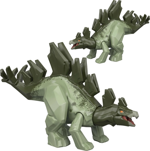 Mattel Jurassic World Mayhem Mix-Ups 2-in-1 stegosaurus – dinosaurusfiguur