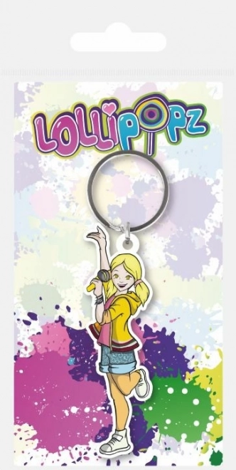 Lollipopz sleutelhanger geel