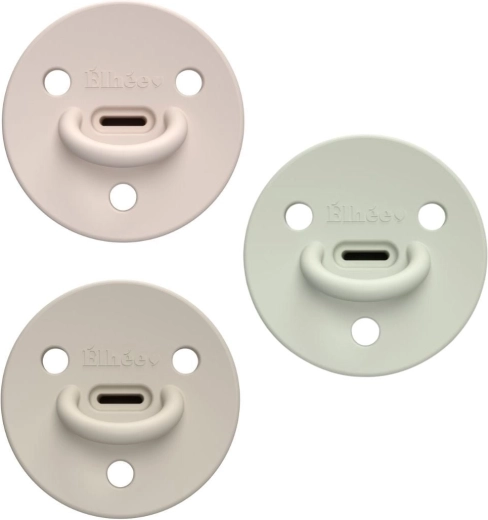 ÉLHÉE siliconen fopspenen ChooChoo Extra-Fine Billie 0–6 maanden (3 stuks)