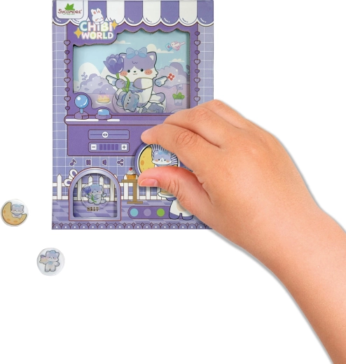 Chibi wereld gashapon-notitieboekje kat - 1 stuk