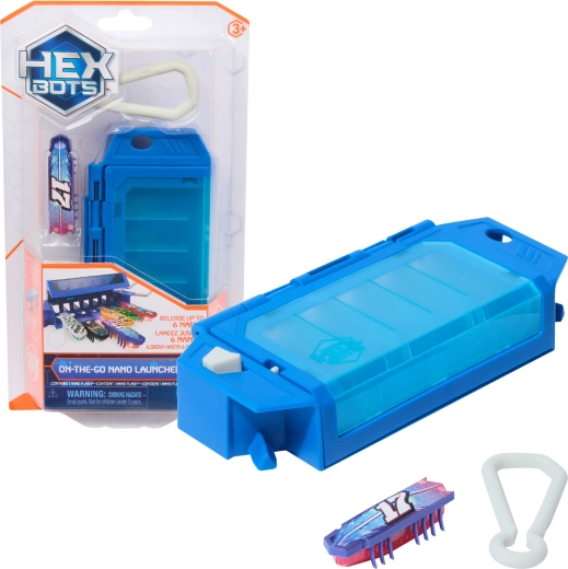 Hexbug HEXBOTS Nano On‑The‑Go Launcher met micro-robot