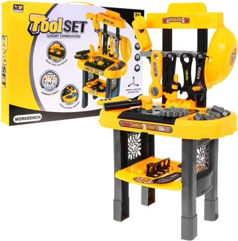 Kinderwerkplaats met gereedschap