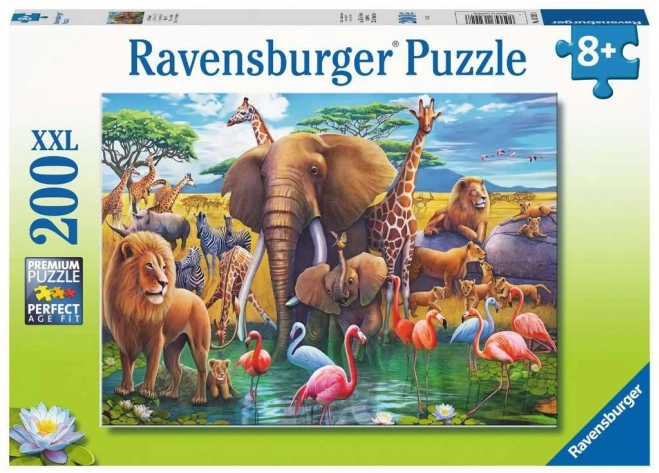 Puzzel 2D 200 stukjes – wilde dieren RAVENSBURGER