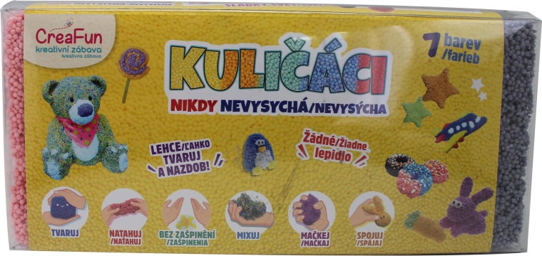 CreaFun kogelkleihars – 7 kleuren