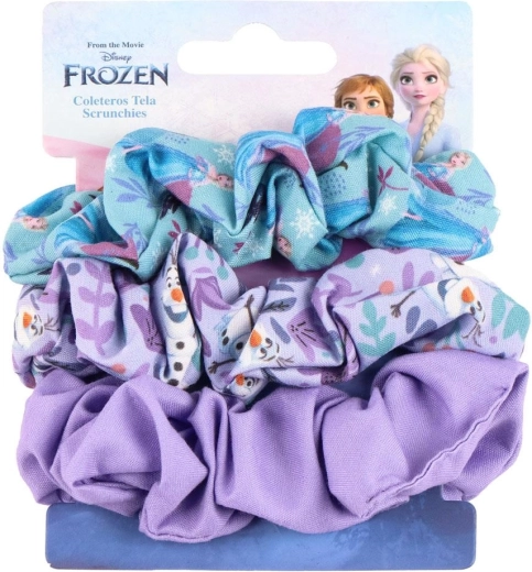 Set stoffen haarelastiekjes Disney Frozen – Frozen (3 stuks)