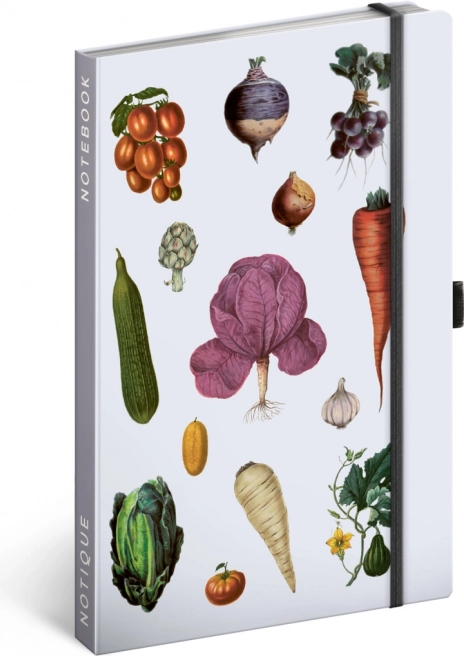 Notitieboek Zelenina van Kateřina Winterová, gelinieerd, 13 × 21 cm