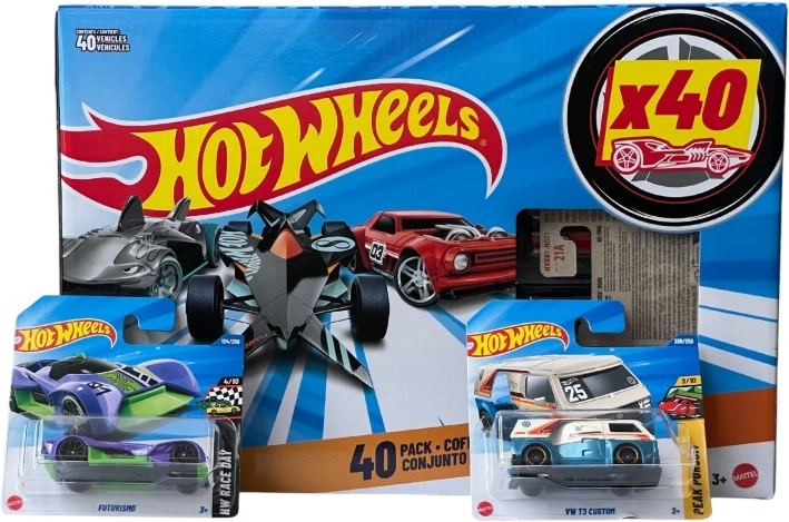 Hot Wheels set van 40 autootjes