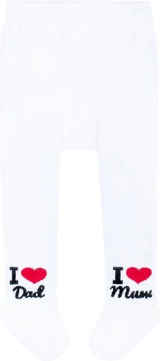 katoenen maillot new baby wit i love mum and dad