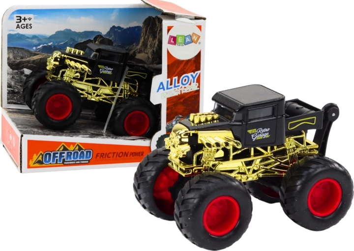 Terrein heftruck voertuig zwart