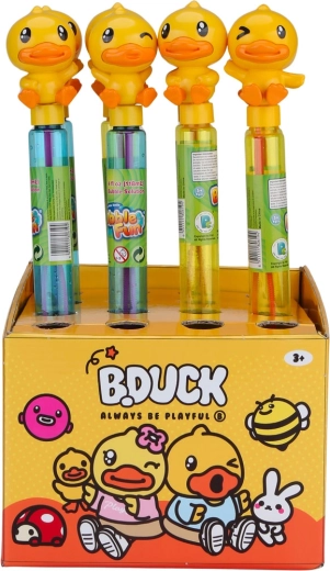 Lange B.Duck bellenblaas op stok (meerdere varianten)