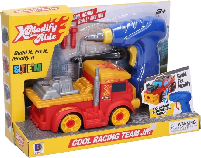 Schroefbare vrachtwagen met schroevendraaiers 18 cm