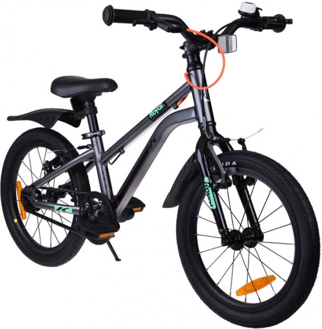 Kinderfiets Royalbaby Kable Belt 18" met riemaandrijving en accessoires