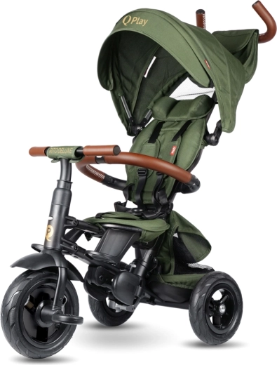 Qplay driewieler Rito deluxe rubber olive