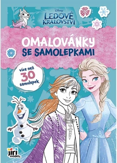 Kleurboek A4 met stickers Frozen
