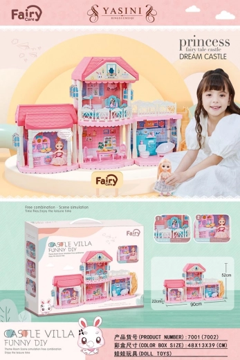 Vila voor poppen met accessoires