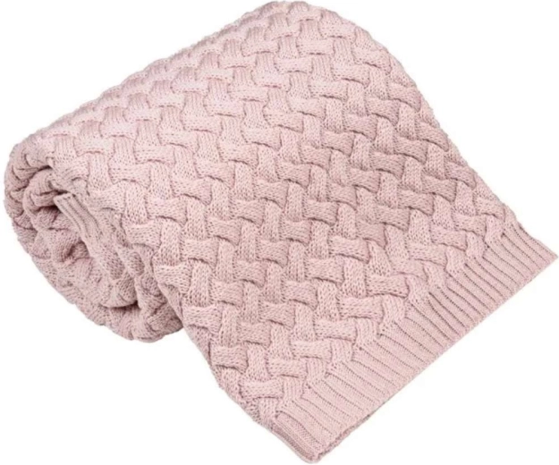 NANNA merino deken Fluffy Powder Pink