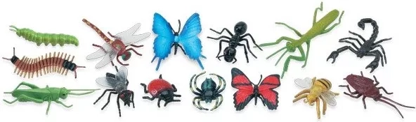 Set insectenfiguren (48 stuks)