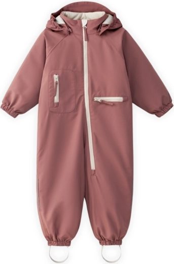 Leokid overgangskinderoverall Ulli Pink Clay, maat 116 (6–7 jaar)