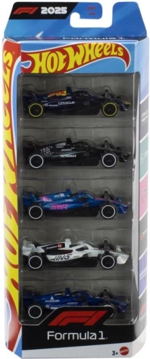 Hot Wheels set van 5 auto’s – Formule- en racewagens 1:64