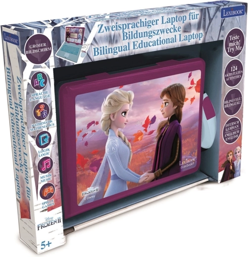Lexibook kinder laptop TSJECHISCH–ENGELS FROZEN met 124 activiteiten