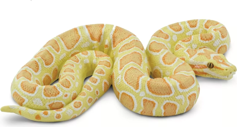 Safari Ltd. figuur van een Birmese python albino - 1 stuk