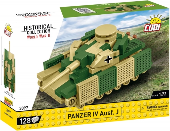 Modeltank Panzer IV Ausf. J van bouwstenen