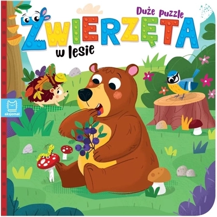 Dieren in het bos – groot puzzelboek