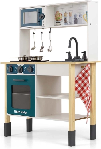 Houten kinderkeuken Milly Mally Astrid ocean
