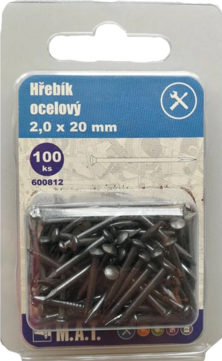 Stalen spijkers 16 × 2,0 mm (100 stuks)