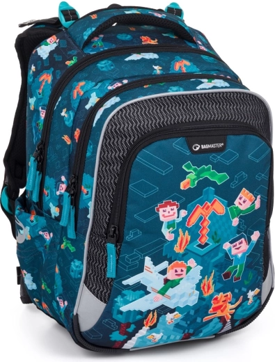 Bagmaster LUMI 24 E schoolrugzak – blokjeswereld