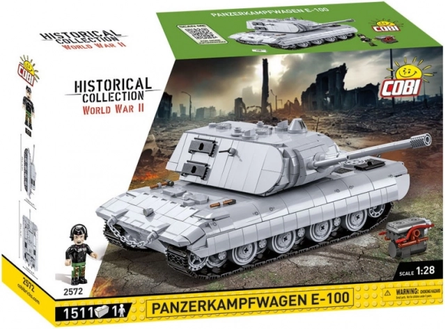Bouwset tank Panzerkampfwagen E‑100 1:28