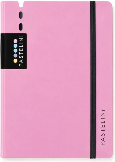 Pastelini Karis foamen vier-ringsblok A5 roze
