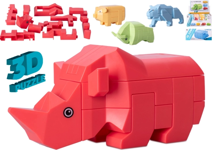 3D-puzzel dieren – educatieve bouwset voor kinderen vanaf 6 jaar
